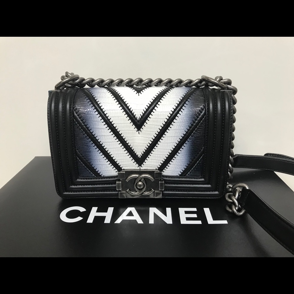 The limited edition lizard boy Chanel .